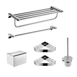 GRAVEN GR8001C 5-Piece Bathroom Accessory Set