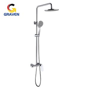 GRAVEN GR87008C Hot & Cold Shower Set – Chrome Finish