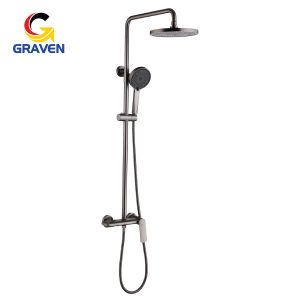 GRAVEN GR87008T Hot & Cold Shower – Gunmetal Grey
