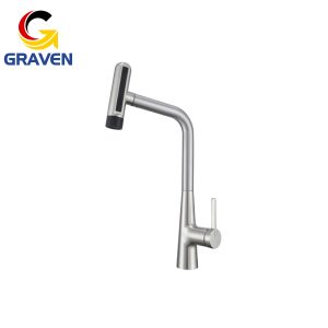 GRAVEN GRWD-A054C Kitchen Faucet – Chrome Finish