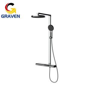 GRAVEN GRXK6007-M-CPC Hot & Cold Shower Set – Chrome Finish