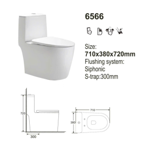 GRAVEN GR6566 One-Piece Toilet