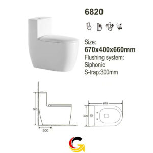 Graven One-Piece Toilet 6820