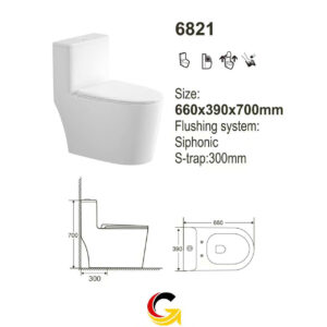Graven One-Piece Toilet 6821