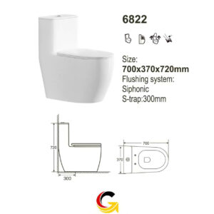 Graven One-Piece Toilet 6822